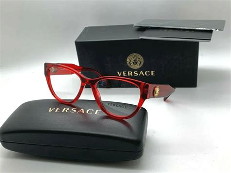 versace brille damen rot|Versace brille herren.